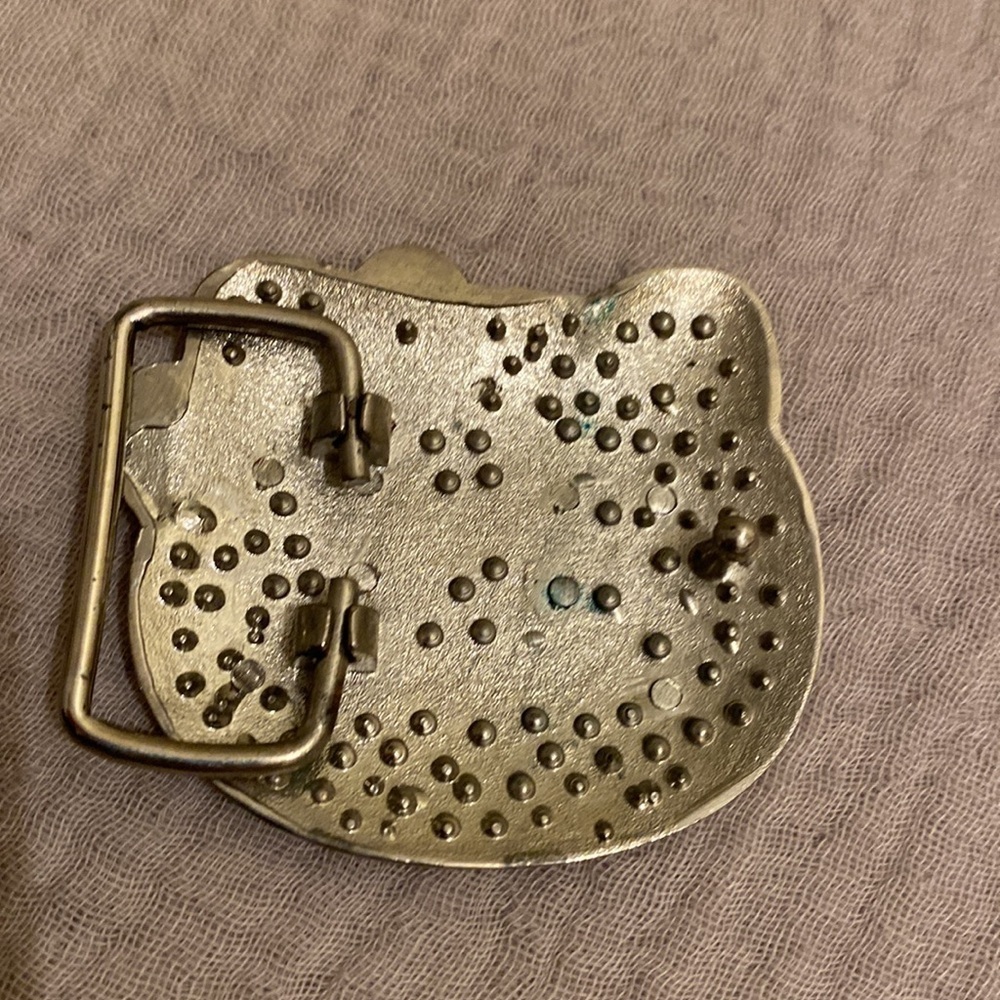 Hello Kitty Rhinestone BELT BUCKLE. - Picture 3 of 8